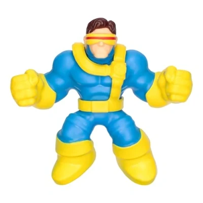 Imagen de Heroes of Goo Jit Zu Marvel Studios X Men &#039;97 Cyclops Figura de acción elástica, con relleno metálico reoscópico Gene, cíclope elástico hasta 3 veces su tamaño