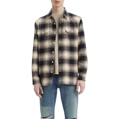 Imagen de Levi&#039;s Jackson Worker Camisa, Warwick Plaid Egret, S Hombre