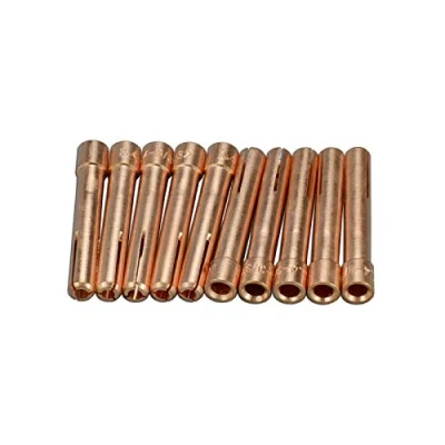 Imagen de RIVERWELD TIG Pinzas 2,4 mm Ajuste de orificio QQ150A Piezas soplete soldadura Consumibles 10 unidades