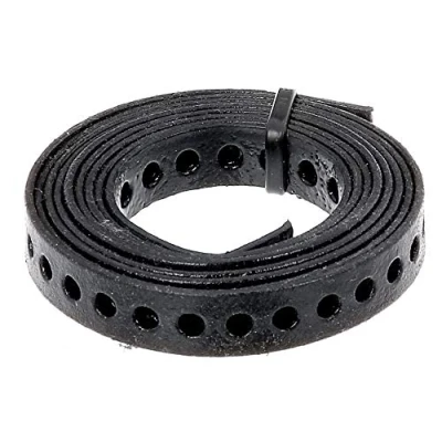 Imagen de Alberts 334123 Cinta perforada, Con o sin casete de desenrollado, recubrimiento plástico negro, Anchura 12 mm, Longitud 1,5 m