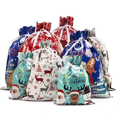 Imagen de THE TWIDDLERS 30 Bolsas de Regalo con Cordón, XXL Papel Pequeñas para Regalos Pequeños y Grandes 43x58cm, 38x15cm, 29x42cm &amp; 24x32cm