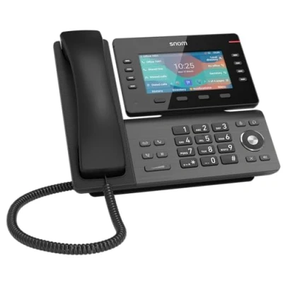 Imagen de Snom D862 TeléFono Fijo IP Pantalla Color IPS 5 Inclinable, 8 Teclas Programables, Conexión USB 2.0 Moderno para Oficina con Reducción De Ruido