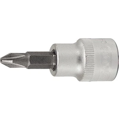 Imagen de KS Tools 917.1398 1/2&quot; Llave de vaso con punta para tornillos estrella PH, PH2