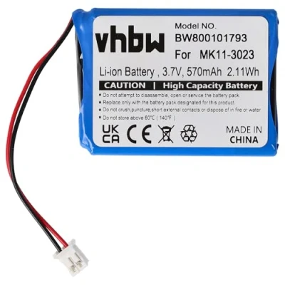 Imagen de vhbw Batería reemplaza Sony MK11 2902, 2903, 3023 para Gamepad Controller (600mAh, 3,7V, Li Ion)