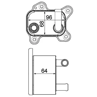 Imagen de MAHLE ORIGINAL CLC 183 000P Radiador de aceite, transmisión automática