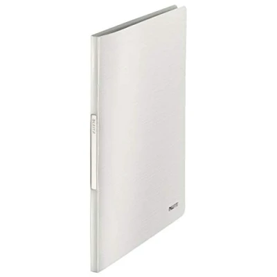 Imagen de Leitz Carpeta de fundas, A4, 40 Capacidad para 80 hojas, Fundas transparentes, Blanco ártico, Gama Style, 39590004