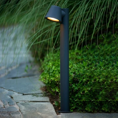 Imagen de Lucide DINGO LED Lámpara baliza Fuera Regul. GU10 1x5W 3000K IP44 Antracita