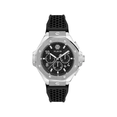 Imagen de Philipp Plein Keleton Royal Reloj analógico automático para hombre (silicona), Silver/Sw Pwpra0124