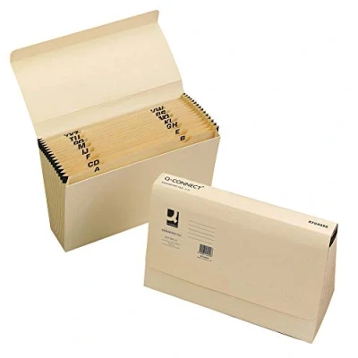 Imagen de Q Connect KF04090 Portadocumentos (31 compartimentos), color crema