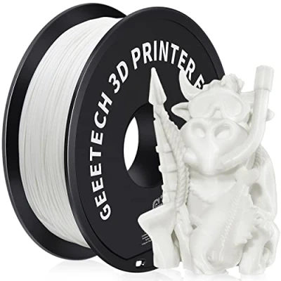Imagen de GEEETECH ABS Filamento 1.75mm Blanco, Impresora 3d 1KG 1 Carrete
