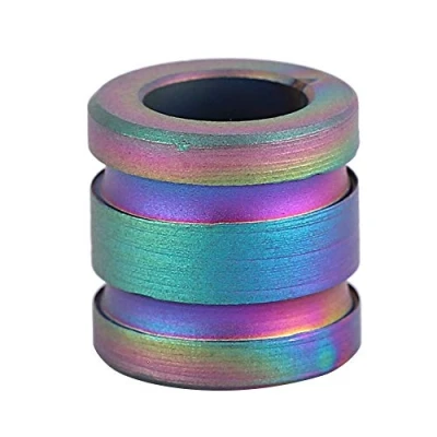 Imagen de Titanium Knife Lanyard Bead, Parachute Cord Bead Paracord Exterior EDC Colgante (pequeño) (Colorful)