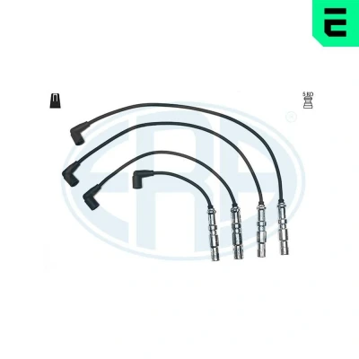 Imagen de ERA 883005 Juego de Cables Encendido 4 VOLKSWAGEN: Golf 4, New Beetle Hatchback, 5, AUDI: A3 A4 B5 Avant, B6 Berlina