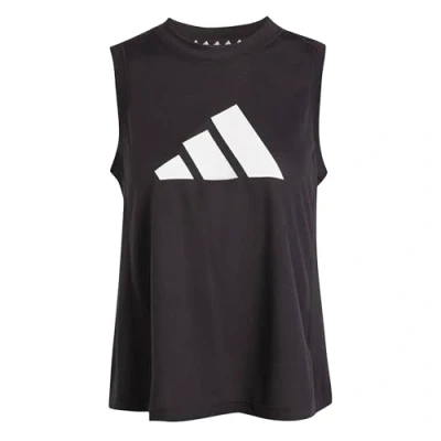 Imagen de adidas Mujer Train Essentials Big Performance Logo Training Tank Top, Black/White, XS