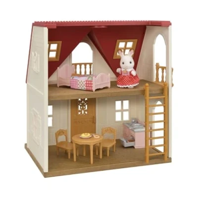 Imagen de Sylvanian Families Casita de muñecas para niños, Talla: One Size, red beige