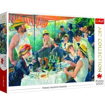 Imagen de Trefl Das Frühstück Der Ruderer, 1000 Piezas, Colección de Arte, Adultos y niños a Partir 12 años Puzzle, Color el Almuerzo los remeros, Auguste Renoir