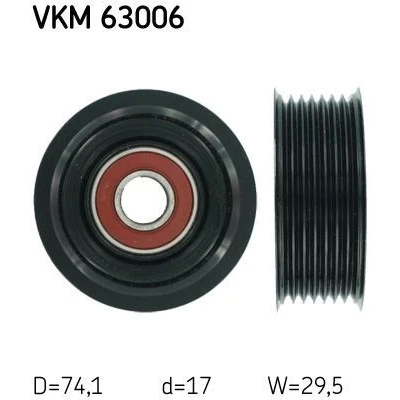 Imagen de SKF VKM 63006 Rodillo Guia HONDA: CIVIC 8 Hatchback, 7 ACCORD