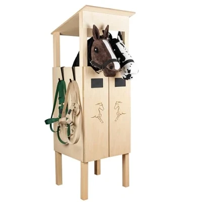 Imagen de SKIPPI Hobby Horse Cuadra para 2 Caballos, Establo Accesorios