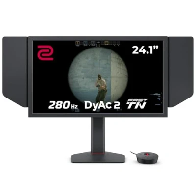 Imagen de BenQ Zowie XL2546X+ Monitor Gaming (24,1 pulgadas, 280Hz, TN rápido, DyAc 2, 1080p, capucha, altura ajustable fácilmente)