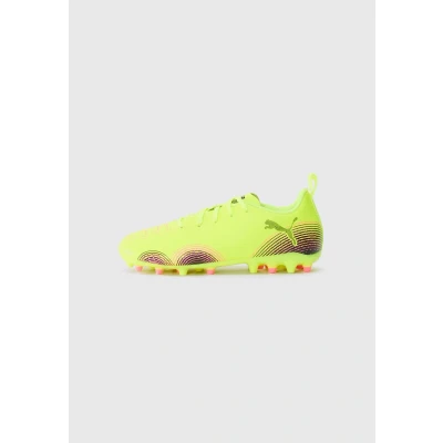 Imagen de Puma Future 8 PLAY MG JR Unisex Botas de fútbol con tacos para niños, Talla: 36, Yellow alert/black/sun struck Zapatos