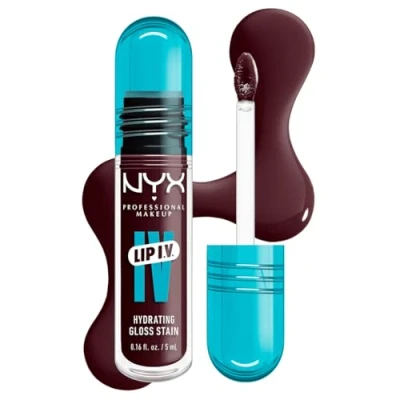 Imagen de NYX Professional Makeup, Lip IV Hydrating Gloss Serum, 14 Mauve N&#039; Moist!
