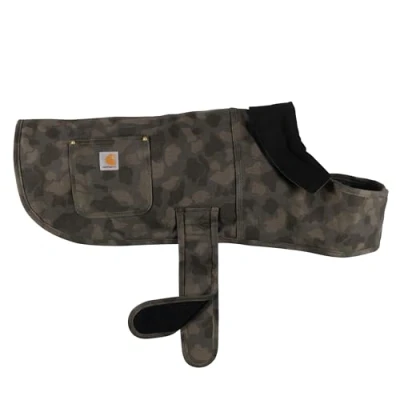 Imagen de Carhartt Firm Insulated Dog Chore Coat Abrigo DE Camuflaje para Perro, Tarmac/Duck Camo, L Niños Bebes