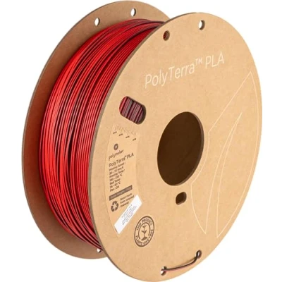 Imagen de Polymaker Polyterra PLA Dual Color 1.75mm 1kg Shadow Red (Black Red)