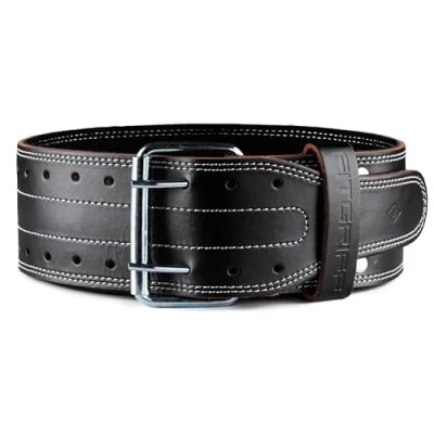 Imagen de Fitgriff® Cinturon Lumbar Crossfit Cuero Cinturón para Gimnasio, Powerlifting, Gym, Lastre, Halterofilia, Levantamiento Pesas Mujer y Hombre Leather Weightlifting Belt (Black, XL)
