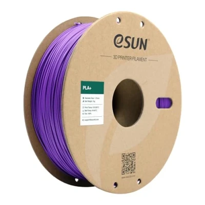 Imagen de eSUN Filamento PLA+ 1.75mm, Mejorado Tenacidad Impresora 3D PLA Plus, Precisión Dimensional +/ 0.03mm, 1KG Carrete (2.2 LBS) para de Impresión 3D, Púrpura