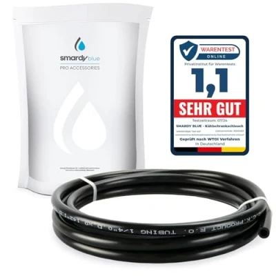 Imagen de smardy 5m Tubo de Agua Negro 1/4&quot; (6,35mm) para Ósmosis Inversa Frigorífico Acuario Filtro