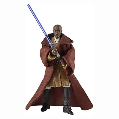 Imagen de Star Wars Hasbro colección Vintage Juguete Mace Windu VC35 a Escala de 9,5 cm Ataque los Clones Figura acción Edad: 4 F4495