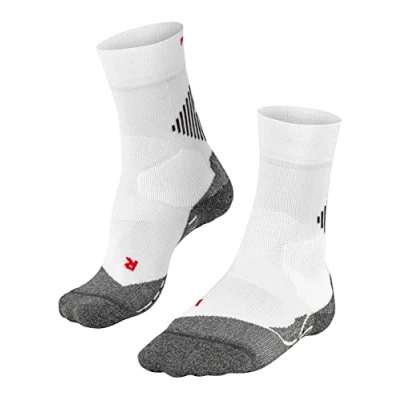 Imagen de FALKE 4 GRIP U SO hilo funcional para la máxima velocidad 1 par, Calcetines Unisex adulto, Blanco (White Mix 2029), 42 43