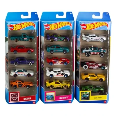 Imagen de Hot Wheels Collector Pack 5 Coches de Juguete colección, +3 años (Mattel HNM05)
