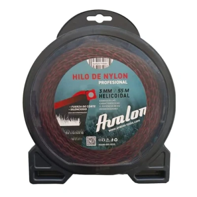 Imagen de Avalon Hilo Helicoidal de Nylon Universal para desbrozadora y Cortacesped (3 mm x 55 m) Dual Power Reforzado
