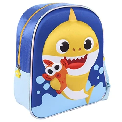 Imagen de CERDÁ LIFE&#039;S LITTLE MOMENTS Infantil 3D de Baby Shark Licencia Oficial Nickelodeon para Niños, Azul, Mochila Recomendada 3 6 años, en Edad Preescolar