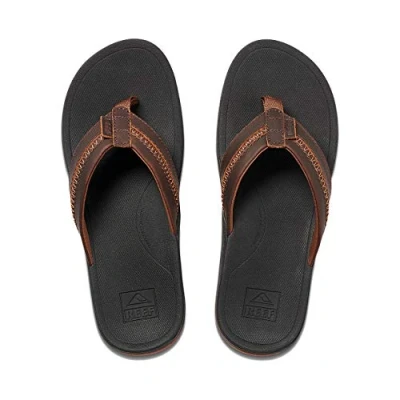 Imagen de Reef LTHR Ortho Bounce Coast, Chanclas Hombre, Black/Brown, 39 EU