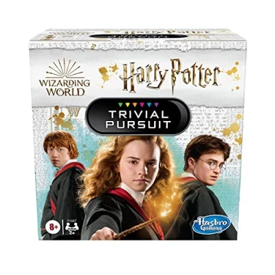 Imagen de Hasbro Gaming Trivial Pursuit Harry Potter, desafío en versión compacta para 2 o más Jugadores, 600 Preguntas, a Partir de 8 años