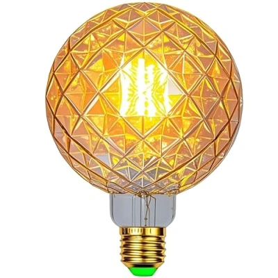 Imagen de TIANFAN Bombillas LED Vintage Bombilla Filamento Retro 4 W 220/240 V E27 Decorativa G95 Cristal.