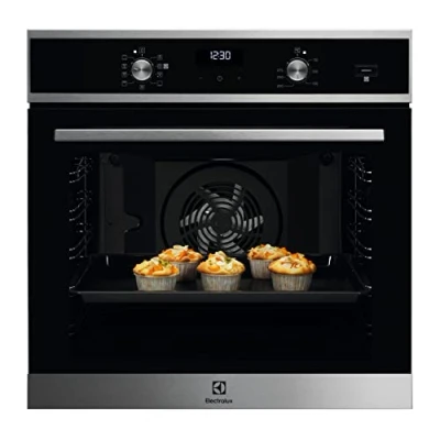 Imagen de Electrolux Serie 600 Horno eléctrico empotrado a vapor multifunción, capacidad 72 L, EOD5H40X, Clase A, Ventilado, cocción y limpieza Potencia, 589 x 596 569 mm, acero inoxidable