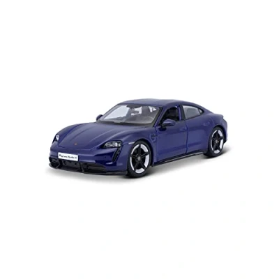 Imagen de Bburago 18 21098B Porsche Taycan Turbo S en Azul Escala 1/24 (18 21098B), unisex, niños, Color