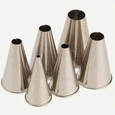 Imagen de Lacor 68996 Set 6 Boquillas Redondas Inox, Color Plateado, 30 x cm