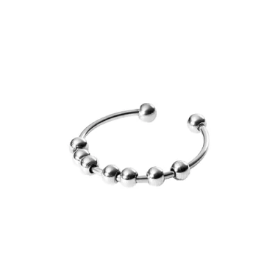 Imagen de Purelei® Anillo Shade Anxiety para mujer, resistente al agua, de Acero inoxidable duradero, anillos ajustables 50 a 66, joyería moda tu look individual, 60,