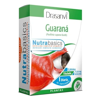 Imagen de Drasanvi Guarana 30 Capsulas Nutrabasicos 0