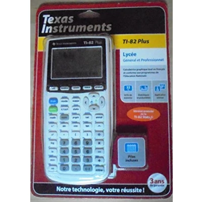 Imagen de Texas Instruments TI 82 Plus Calculadora gráfica, blanco