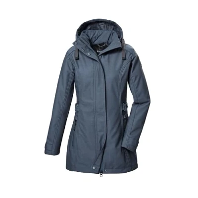 Imagen de G.I.G.A. DX Mujer Parka softshell/chaqueta softshell con capucha cremallera GW 22 WMN SFTSHLL PRK, stahlblau, 38, 42210 000