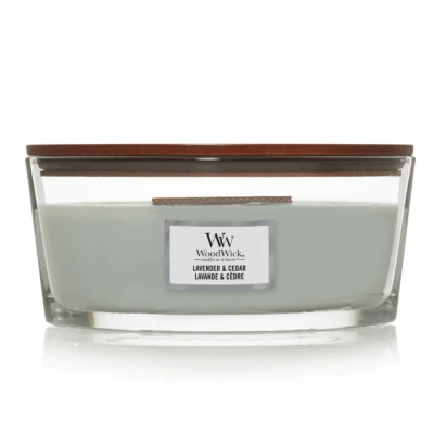 Imagen de WoodWick Scented Candle Ellipse Lavender &amp; Cedar 9 cm / 19