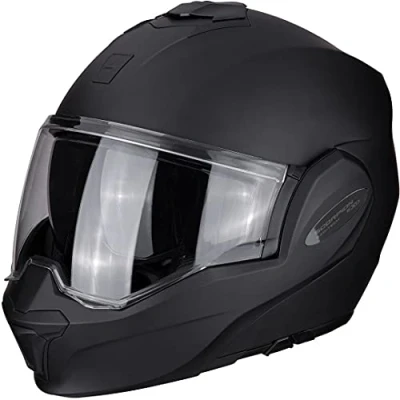 Imagen de Scorpion Exo Tech Solid Casco Moto, Hombre, Negro Mate, 2XL