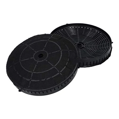 Imagen de 2 x filtro de carbón activado para AEG Electrolux 4055171138 4055217501 Tipo 57 Ikea Nyttig FIL 440 Campana extractora