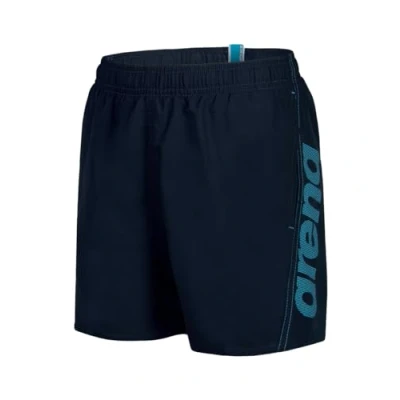 Imagen de Arena Fundamentals Logo JR Boxer R, Pantalones Cortos de Playa Niños, Navy Turquoise,