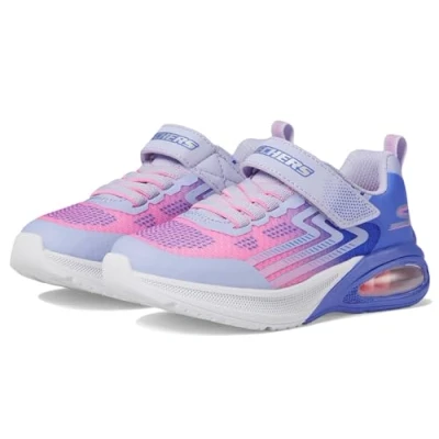 Imagen de Skechers Microspec MAX Advance, Zapatillas, Black/Lavender, 2.5 UK Child