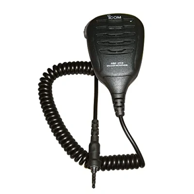 Imagen de Icom HM 213 Altavoz Flotante Impermeable/micrófono, Negro, Talla única